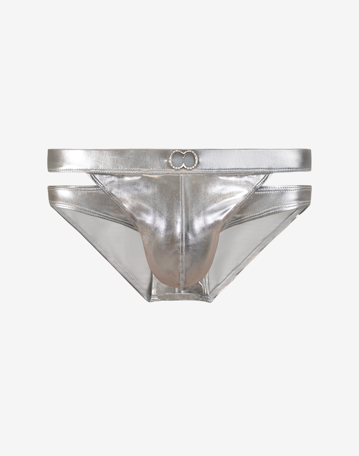 BLK Label No.5 Swim Brief - MetaLux Silver – 2EROS BLK Label No.5 Swim Brief - MetaLux Silver – 2EROS