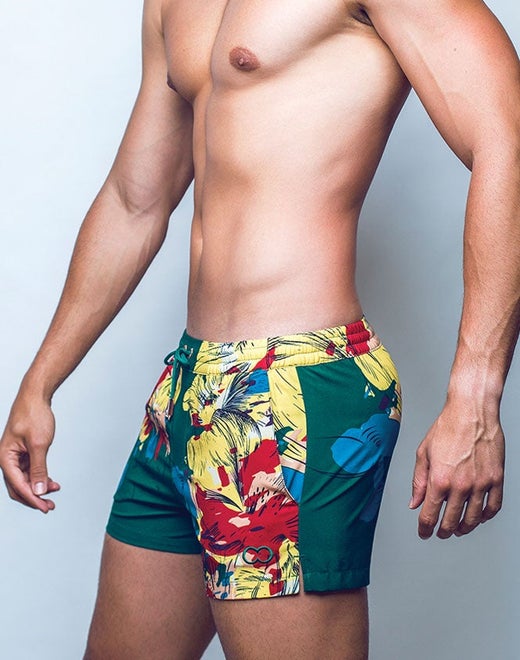 S50 Print Swimshorts - Fleur - 2EROS