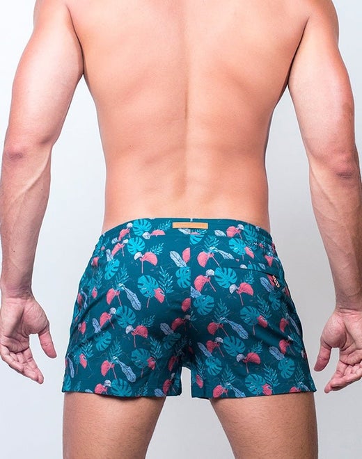 S50 Print Swimshorts - Monstera - 2EROS