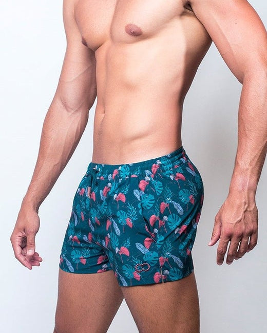 S50 Print Swimshorts - Monstera - 2EROS