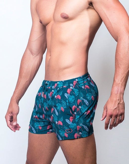 S50 Print Swimshorts - Monstera - 2EROS