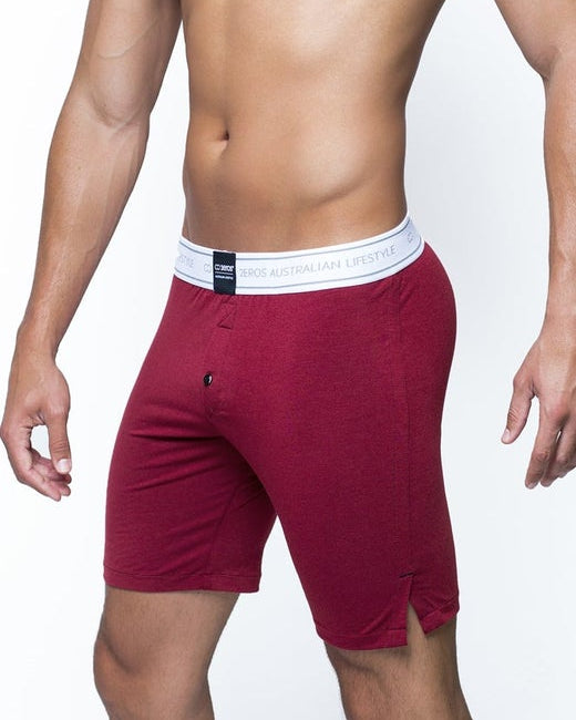 LS10 Core Series 2 Lounge Shorts - Cabernet - 2EROS