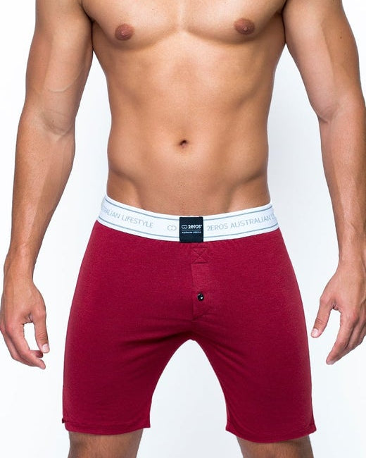 LS10 Core Series 2 Lounge Shorts - Cabernet - 2EROS