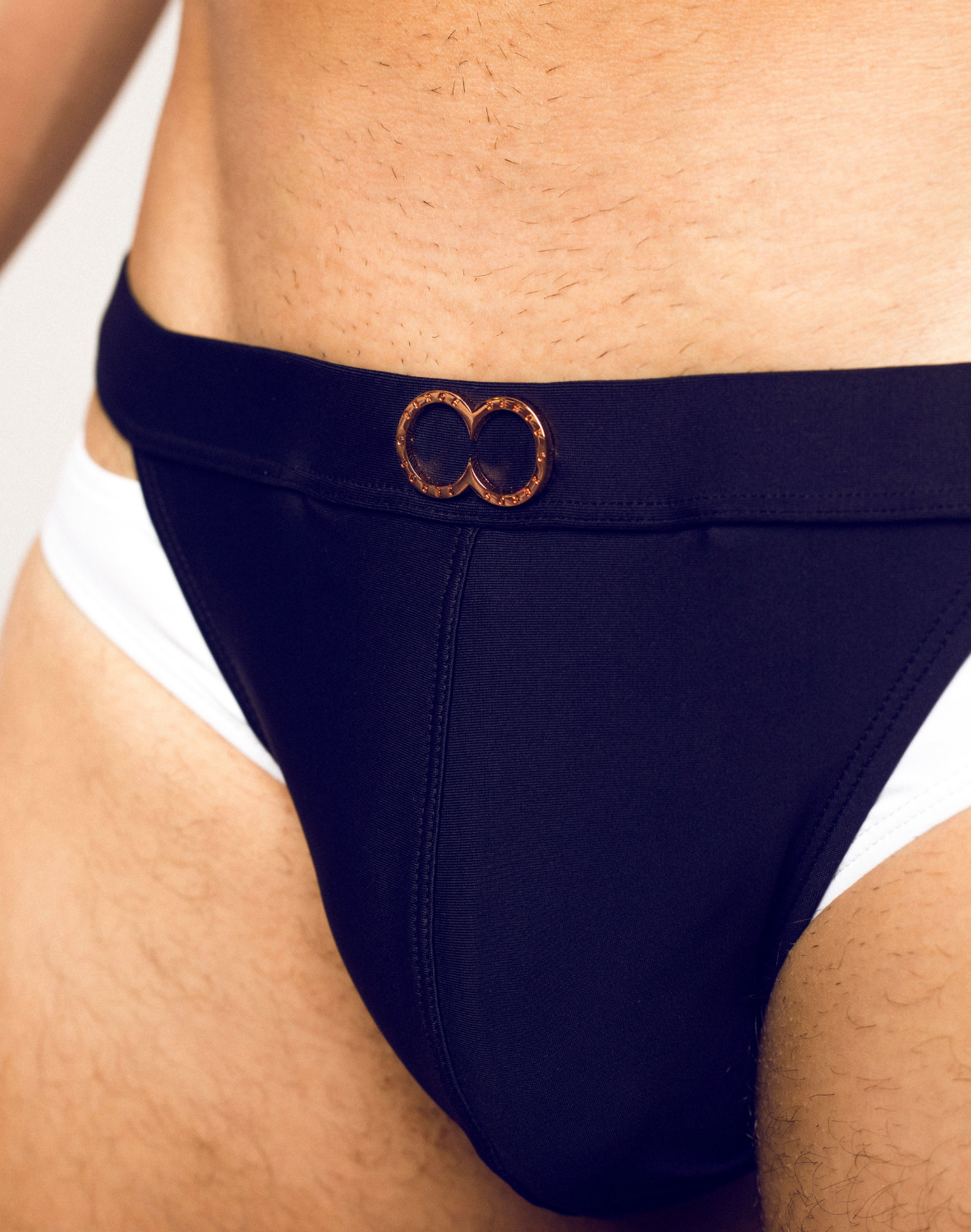 BLK Label No.5 Swim Brief - Black and White-thumbmail-16