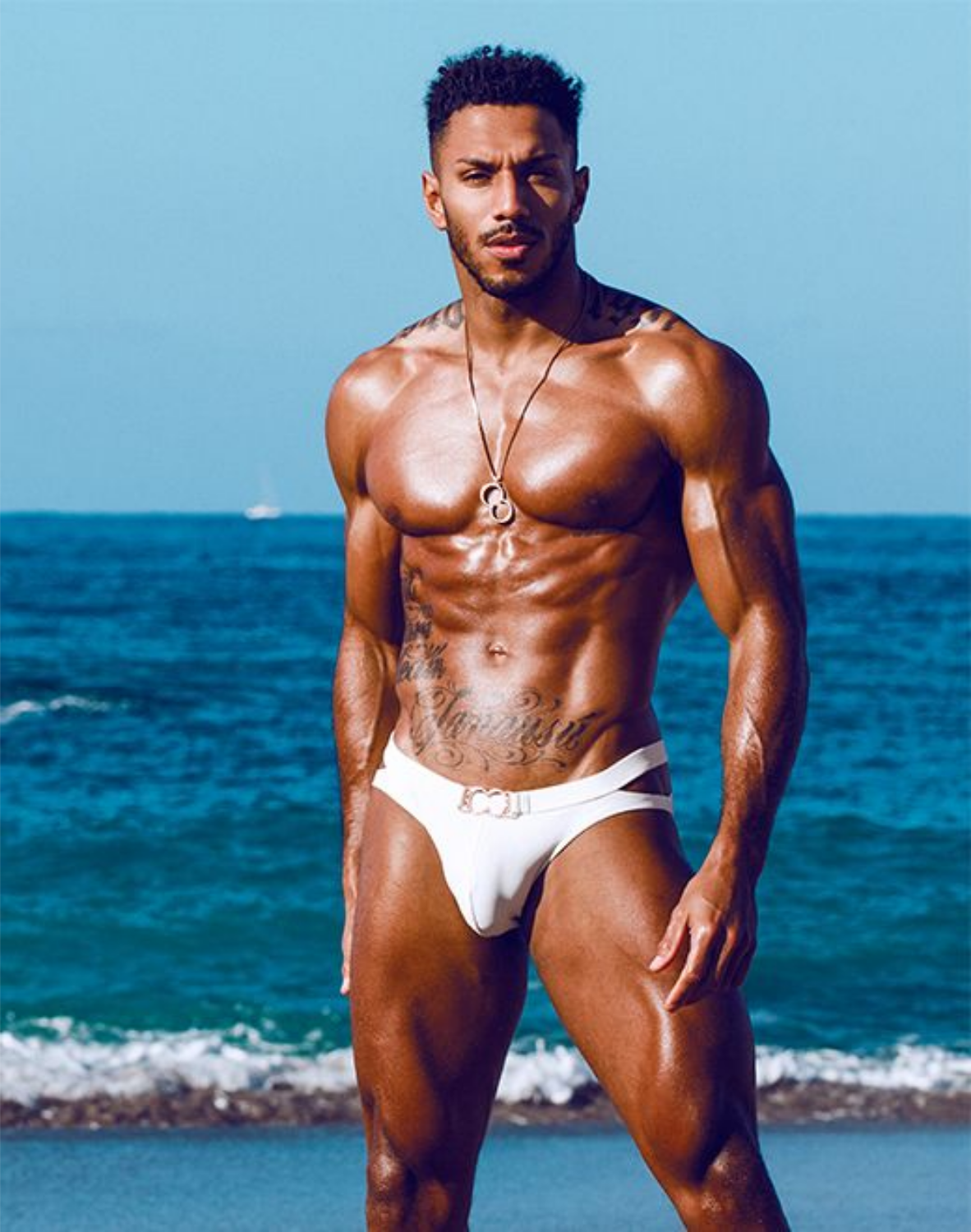 BLK Label No.4 Swim Brief - Ivory