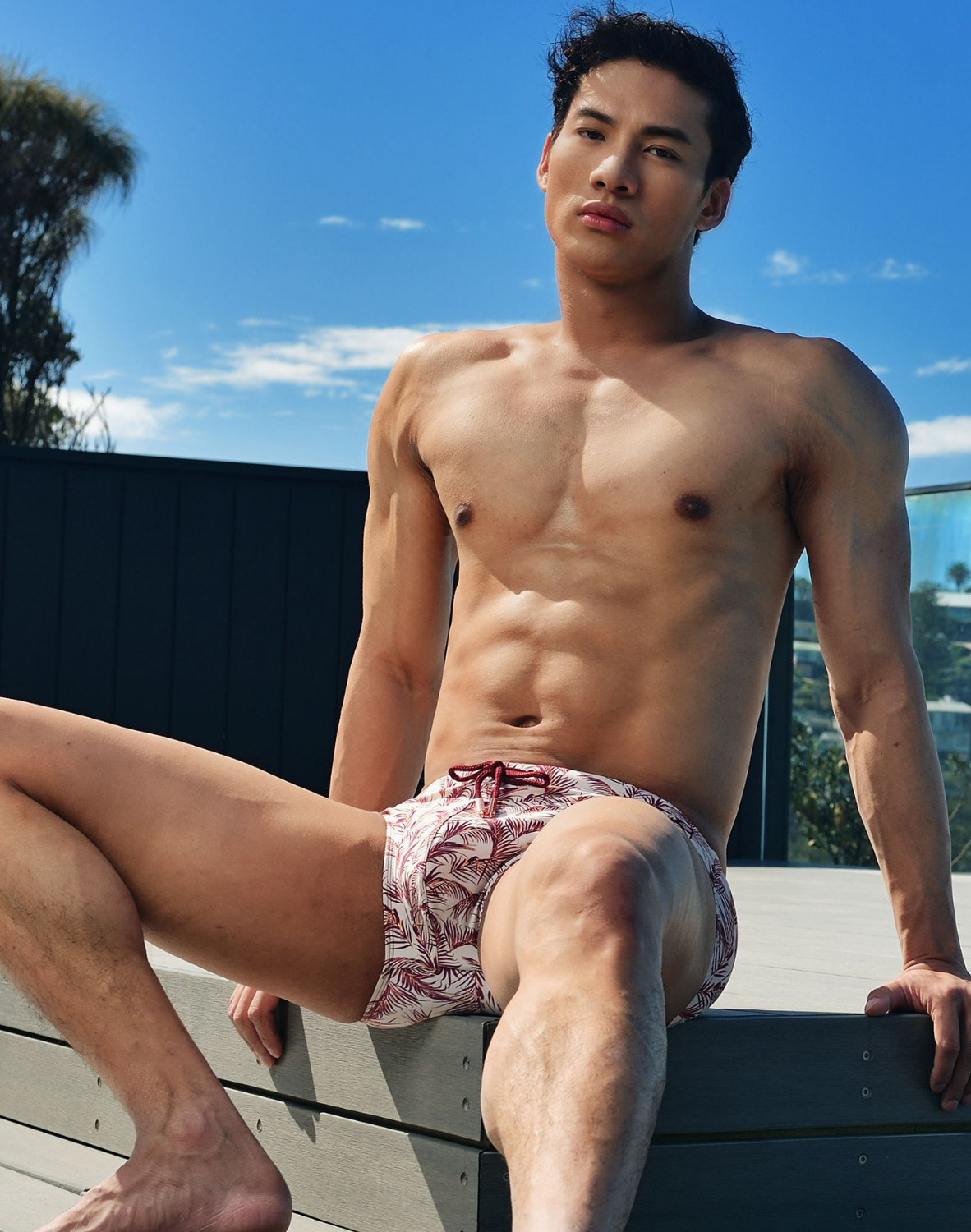 V10 Printed Swimwear - Pastel Hawaii-thumbmail-7