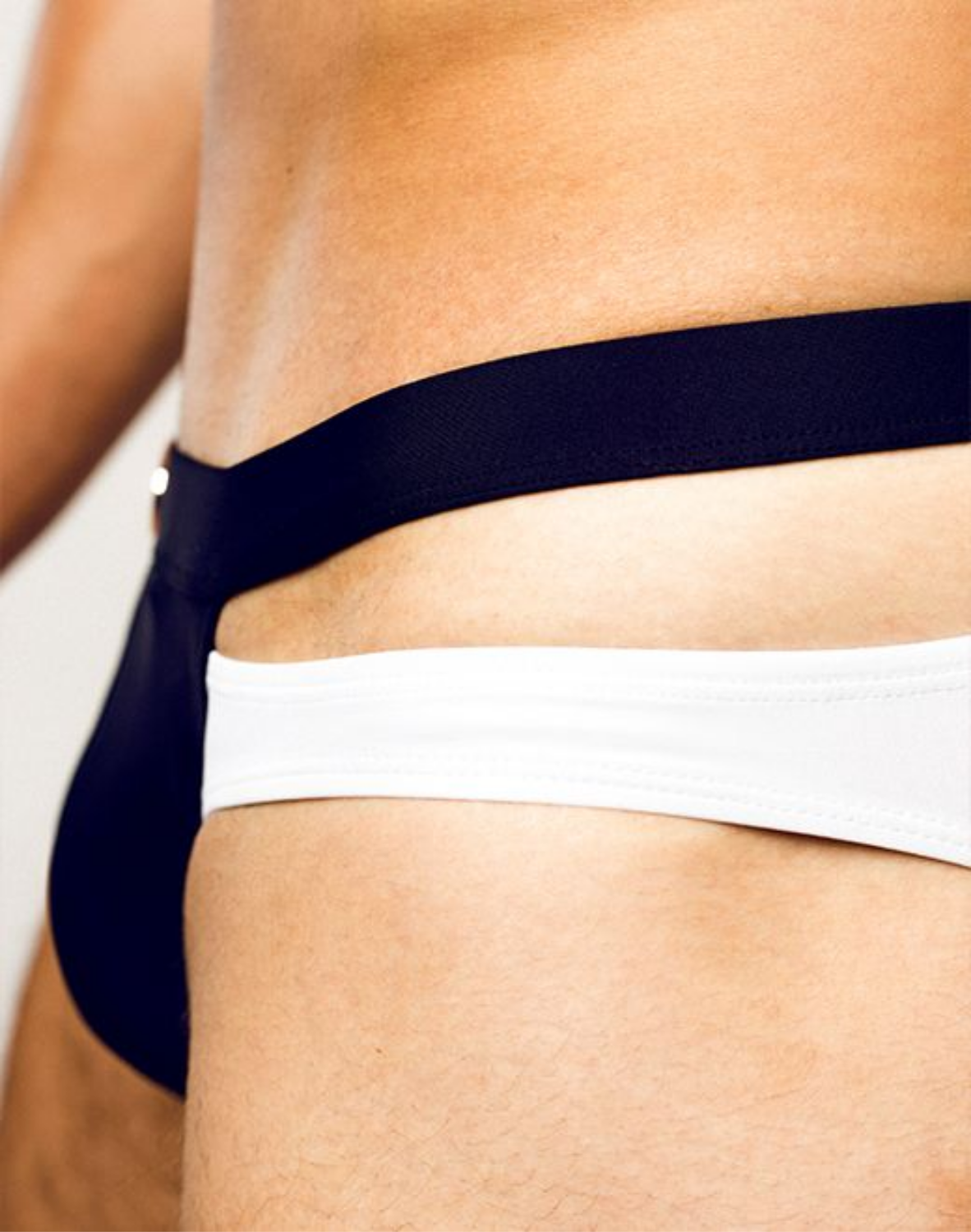 Slip de bain VB31 BLK Label - Noir et blanc-thumbmail-7