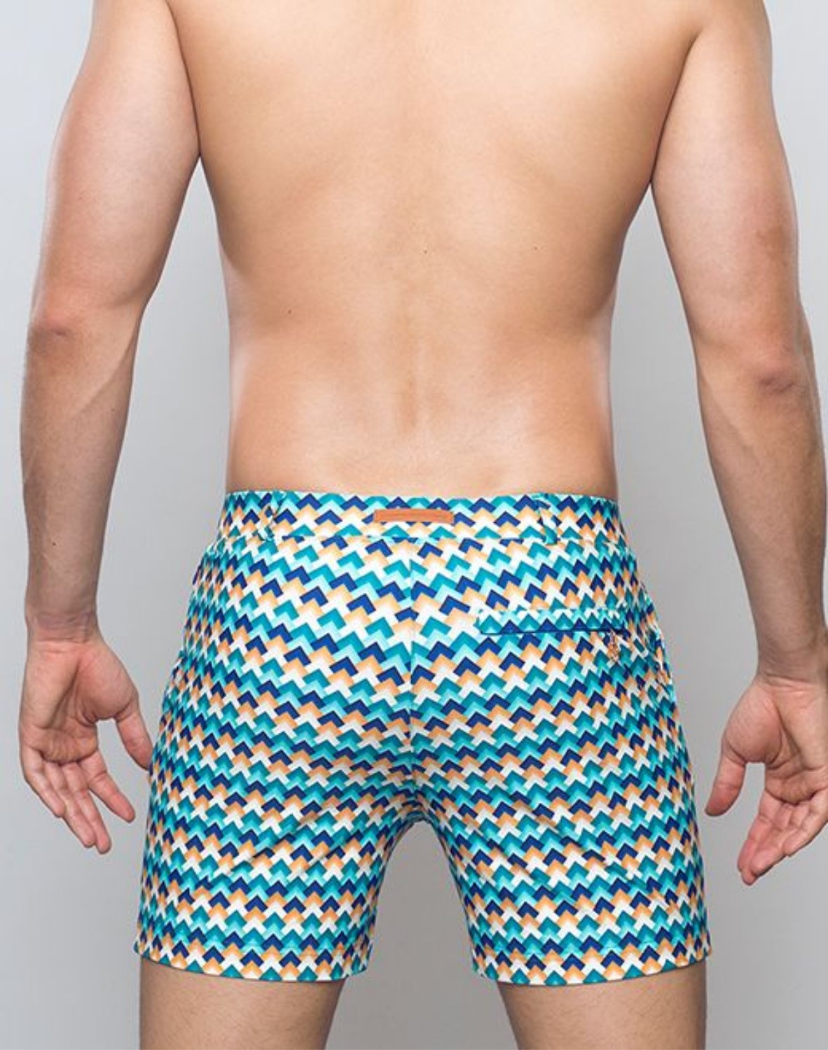 Printed Bondi Shorts - Chevy Blue-thumbmail-5