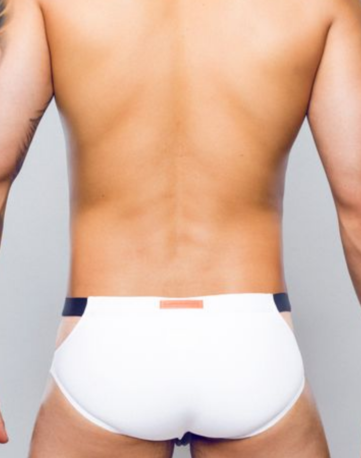 BLK Label No.5 Swim Brief - Black and White-thumbmail-6