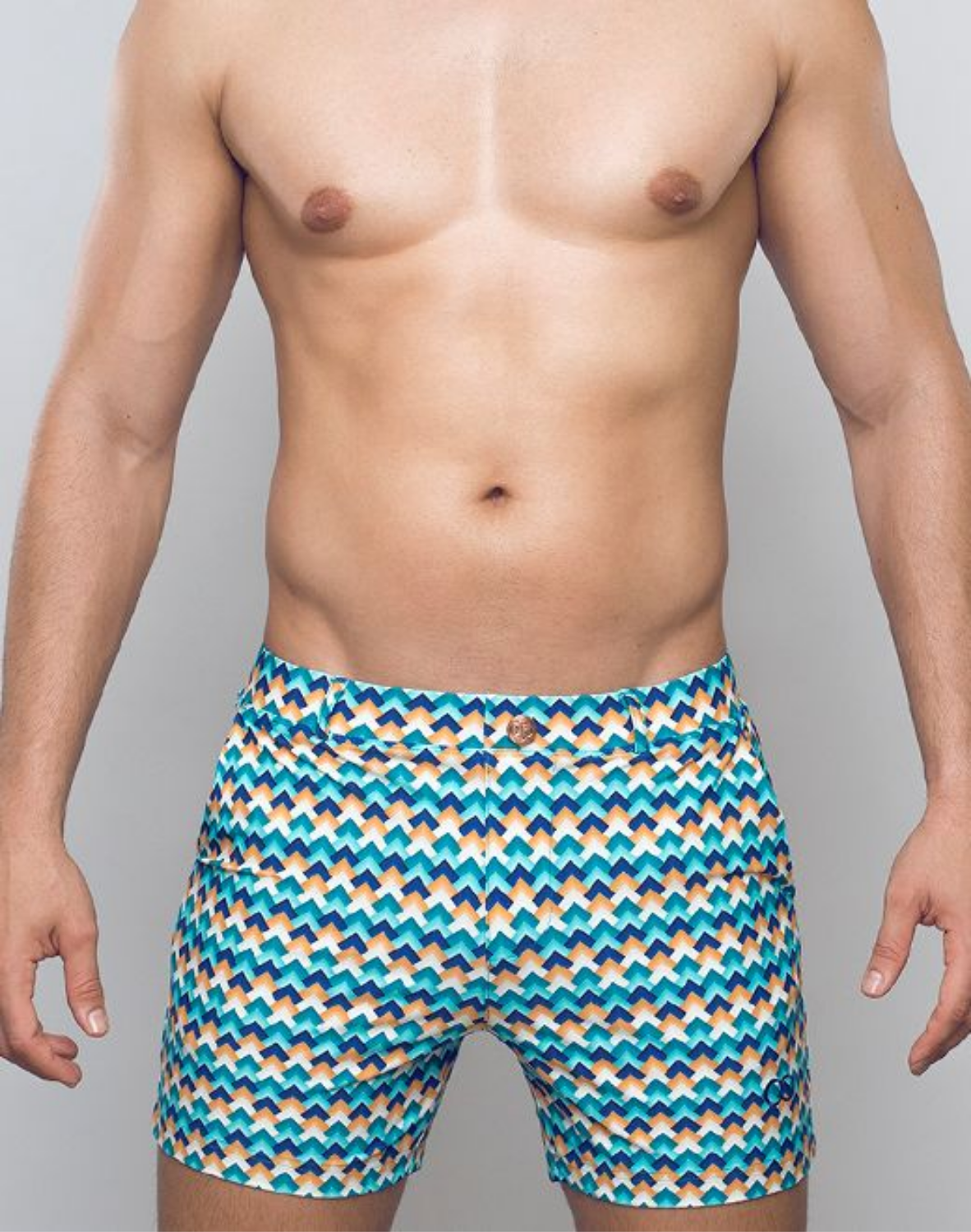 Printed Bondi Shorts - Chevy Blue-thumbmail-4