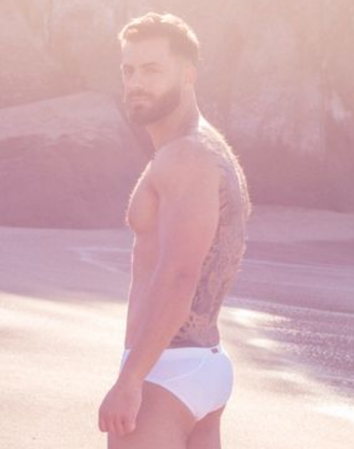 BLK Label No.6 Swim Brief - White-thumbmail-8