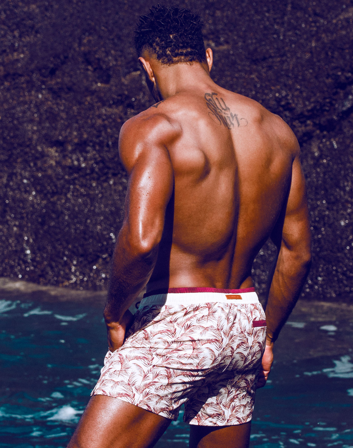 Printed Byron Shorts - Pastel Hawaii-thumbmail-8