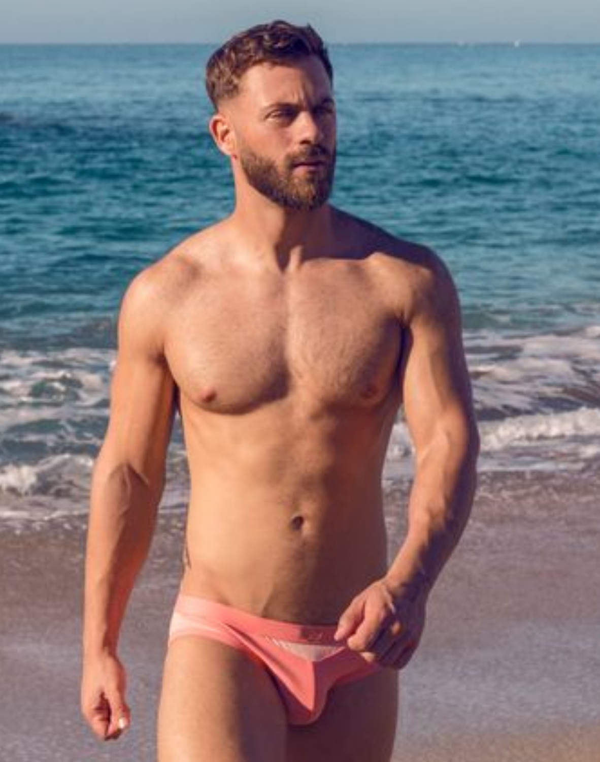 BLK Label No.6 Swim Brief - Coral-thumbmail-3