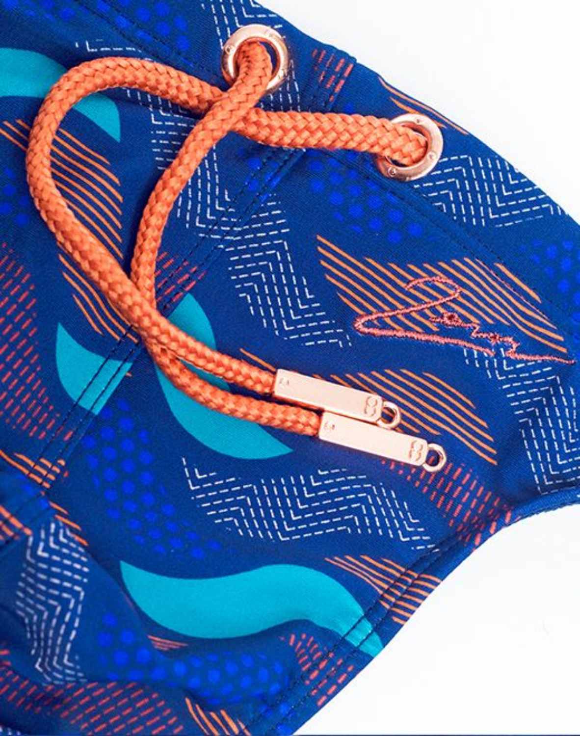 V80 Printed Swim Thong - Ocean Blue-thumbmail-8