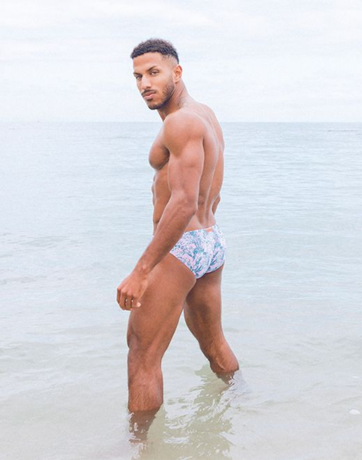 V20 Printed Swim Brief - Coral Teal-thumbmail-7