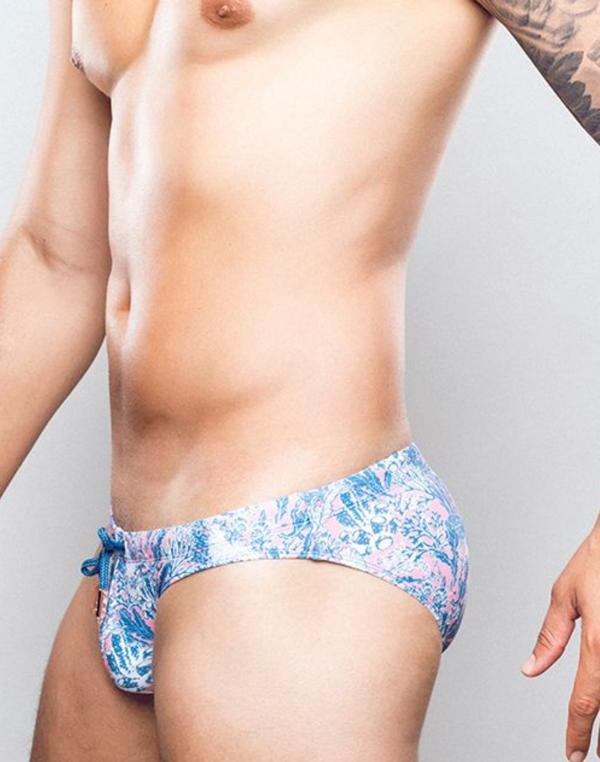 V20 Printed Swim Brief - Coral Teal-thumbmail-5