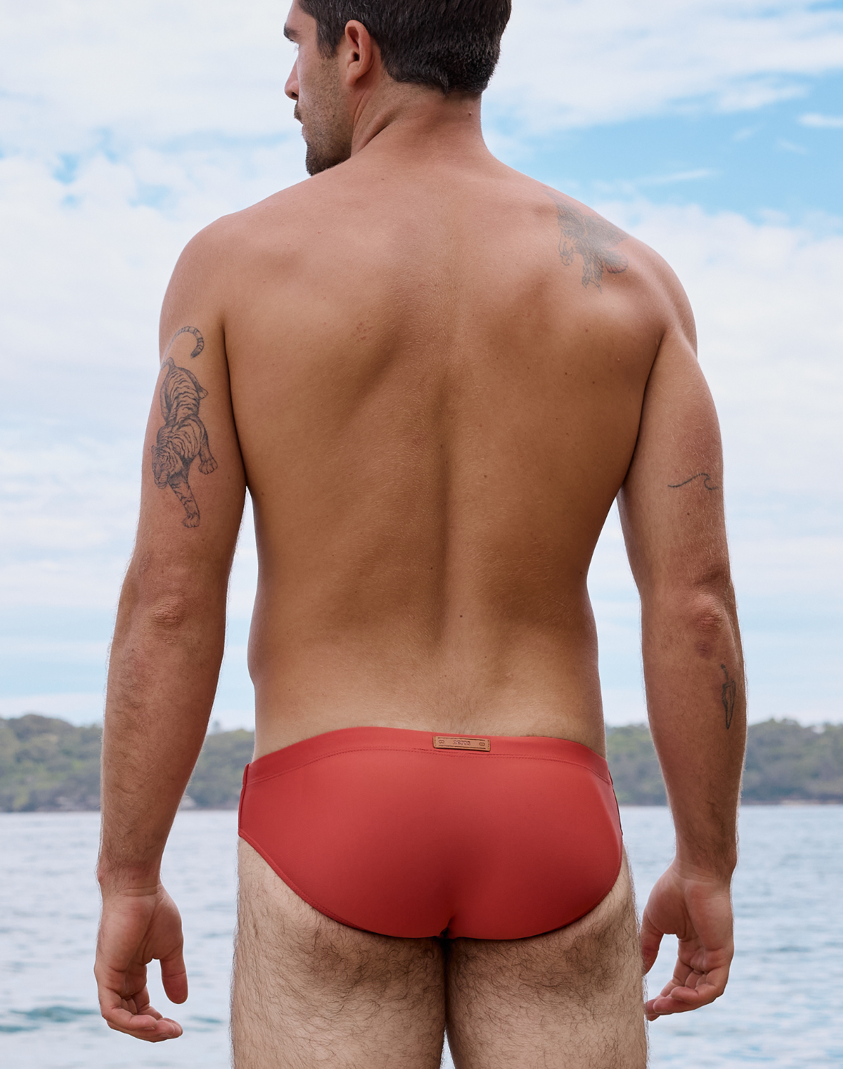 V10 Core Swim Brief - Rust Orange-thumbmail-5