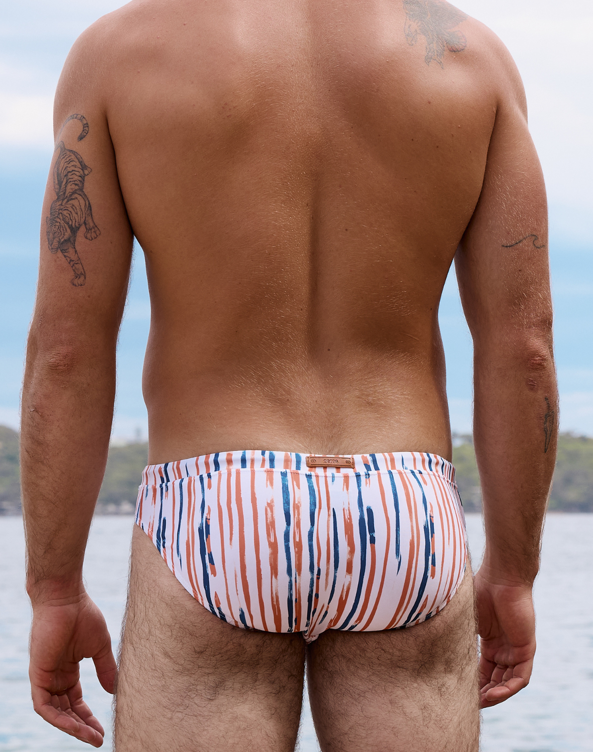 V30 Printed Swim Brief - Oceanus Red-thumbmail-8