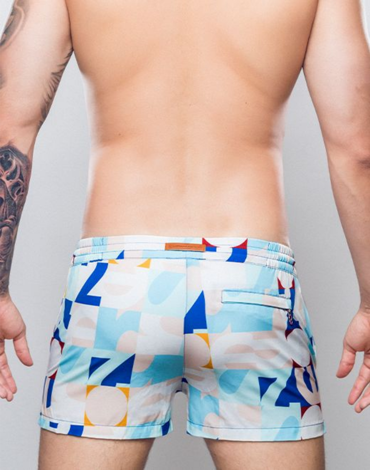 Printed Bronte Shorts - Insignia Turquoise-thumbmail-6