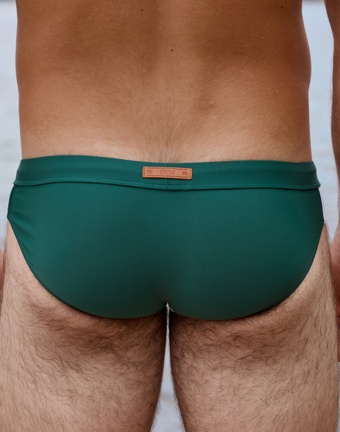 V10 Colour-Blocked Swim Brief - Calypso White/Green-thumbmail-6