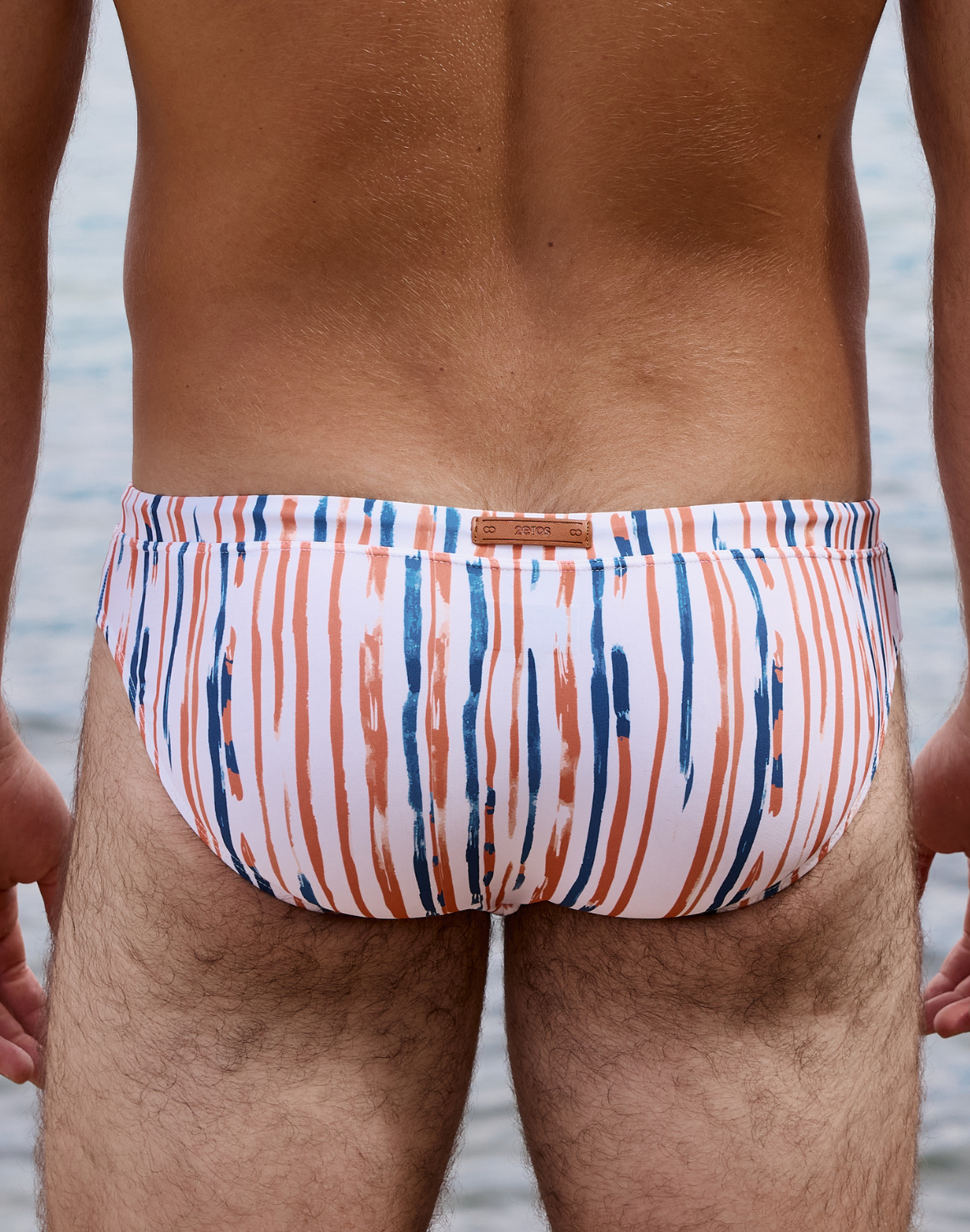 V30 Printed Swim Brief - Oceanus Red-thumbmail-5