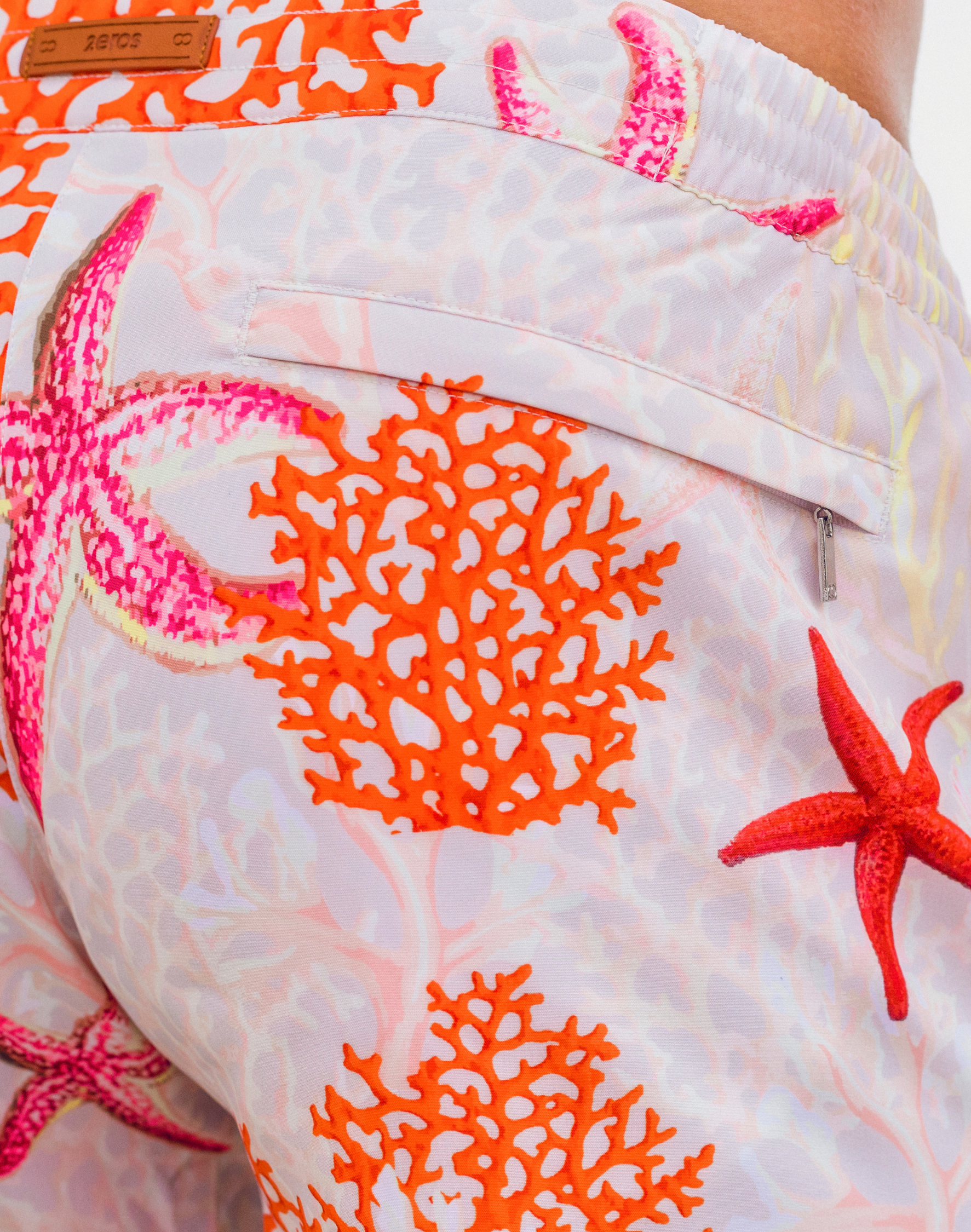 Printed Bronte Shorts - Starscape Beige-thumbmail-5