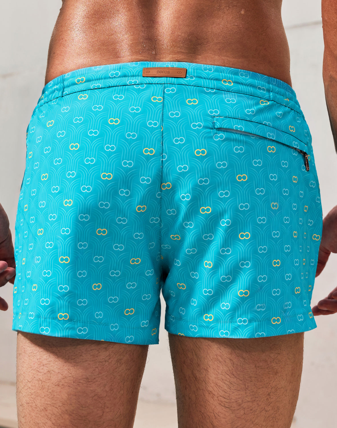 Printed Bronte Shorts - Deco Blue-thumbmail-10