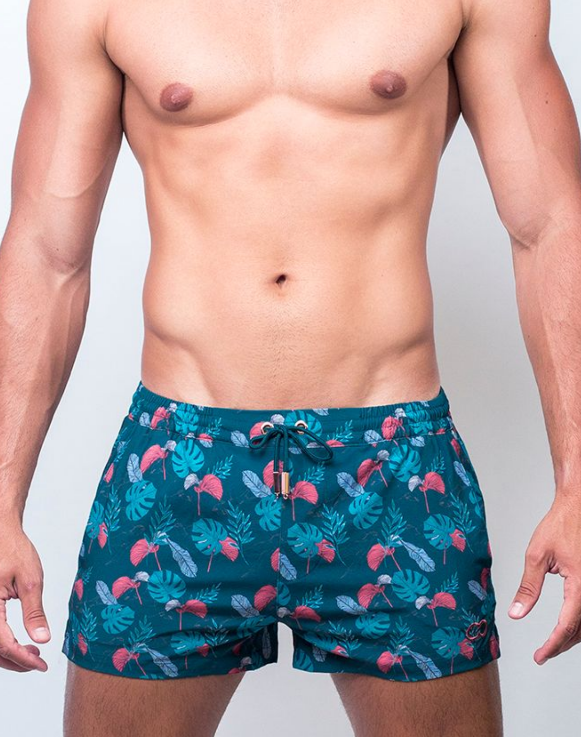 Printed Bronte Shorts - Monstera-thumbmail-3