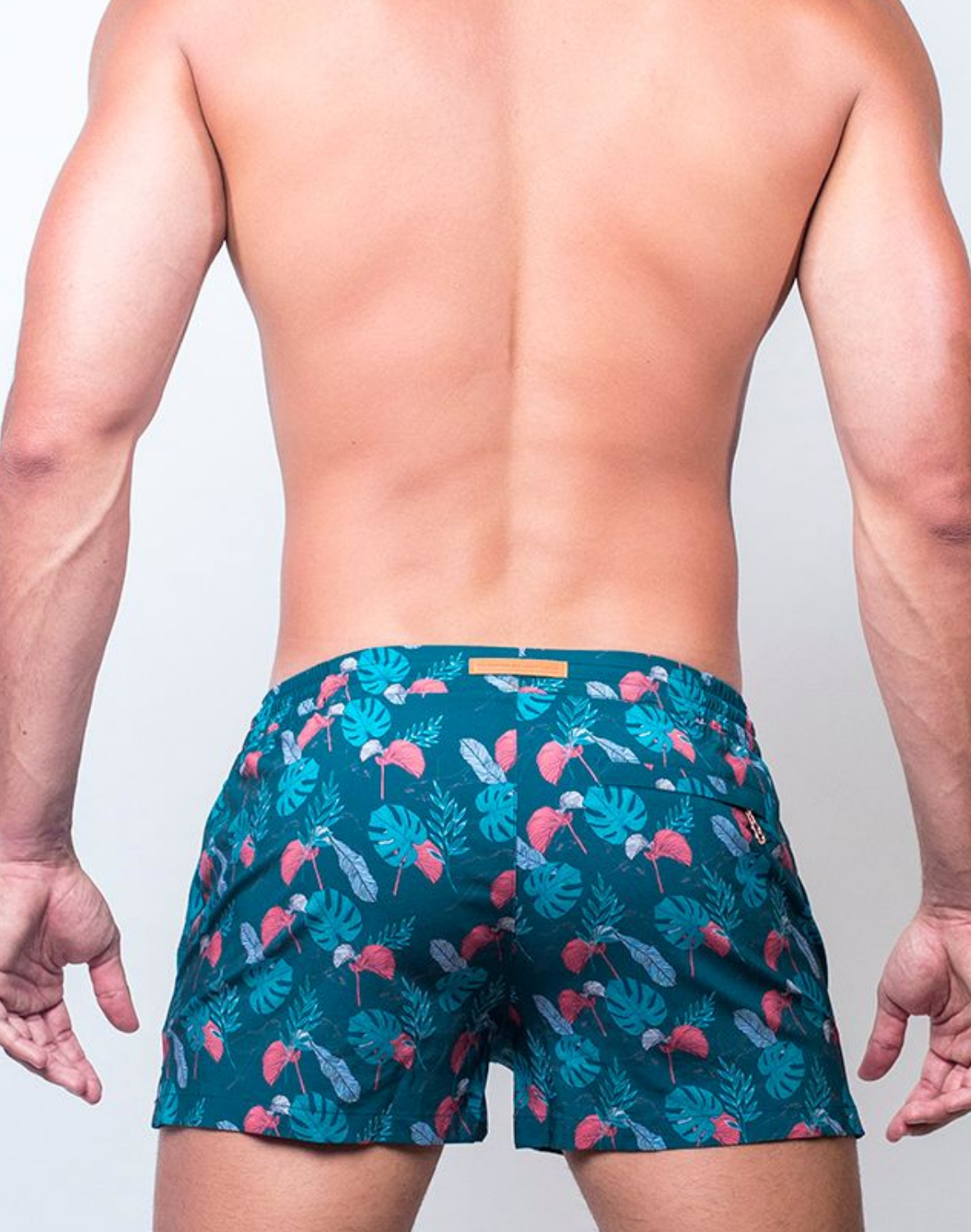 Printed Bronte Shorts - Monstera-thumbmail-5