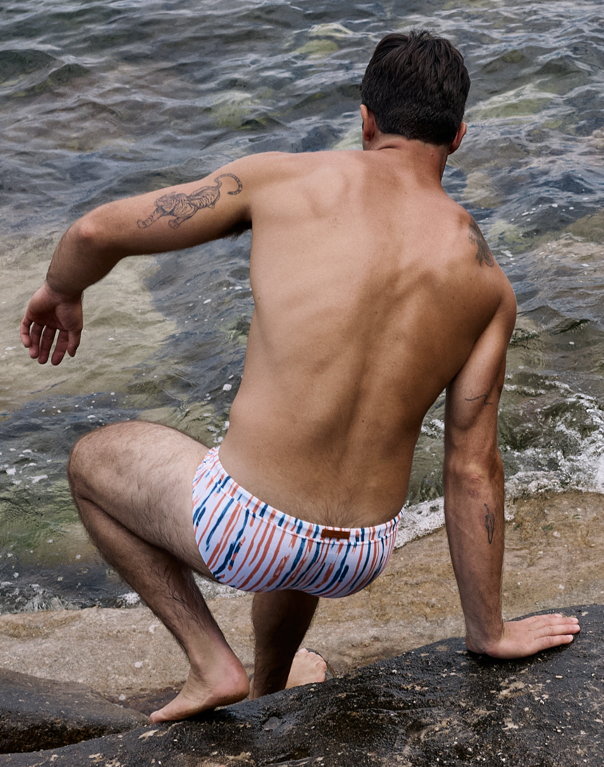 V30 Printed Swim Brief - Oceanus Red-thumbmail-10
