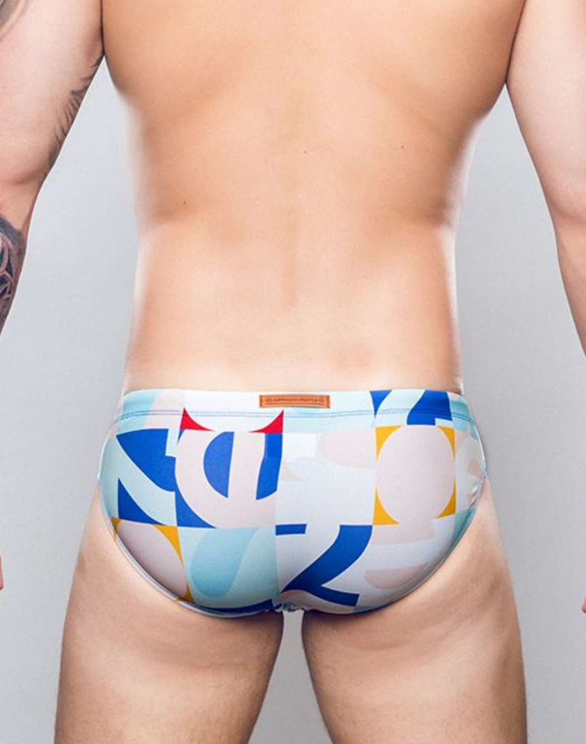V10 Printed Swim Brief - Insignia Turquoise-thumbmail-6