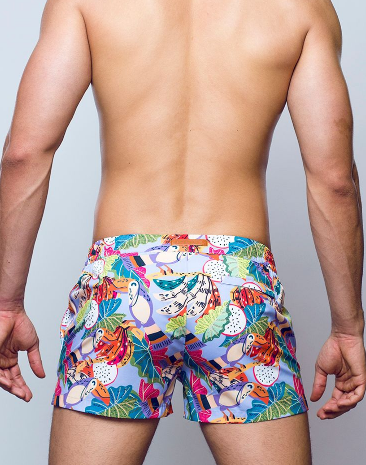 Short de bain imprimé S50 - Aves Purple-thumbmail-6