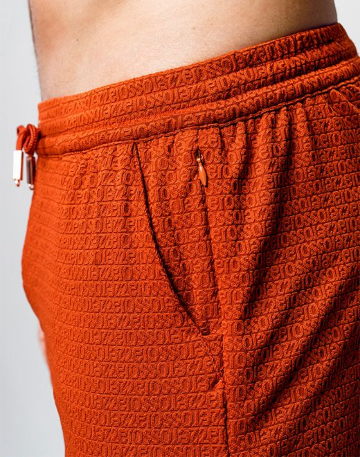 Textured Manly Shorts - Signet Carmine-thumbmail-11