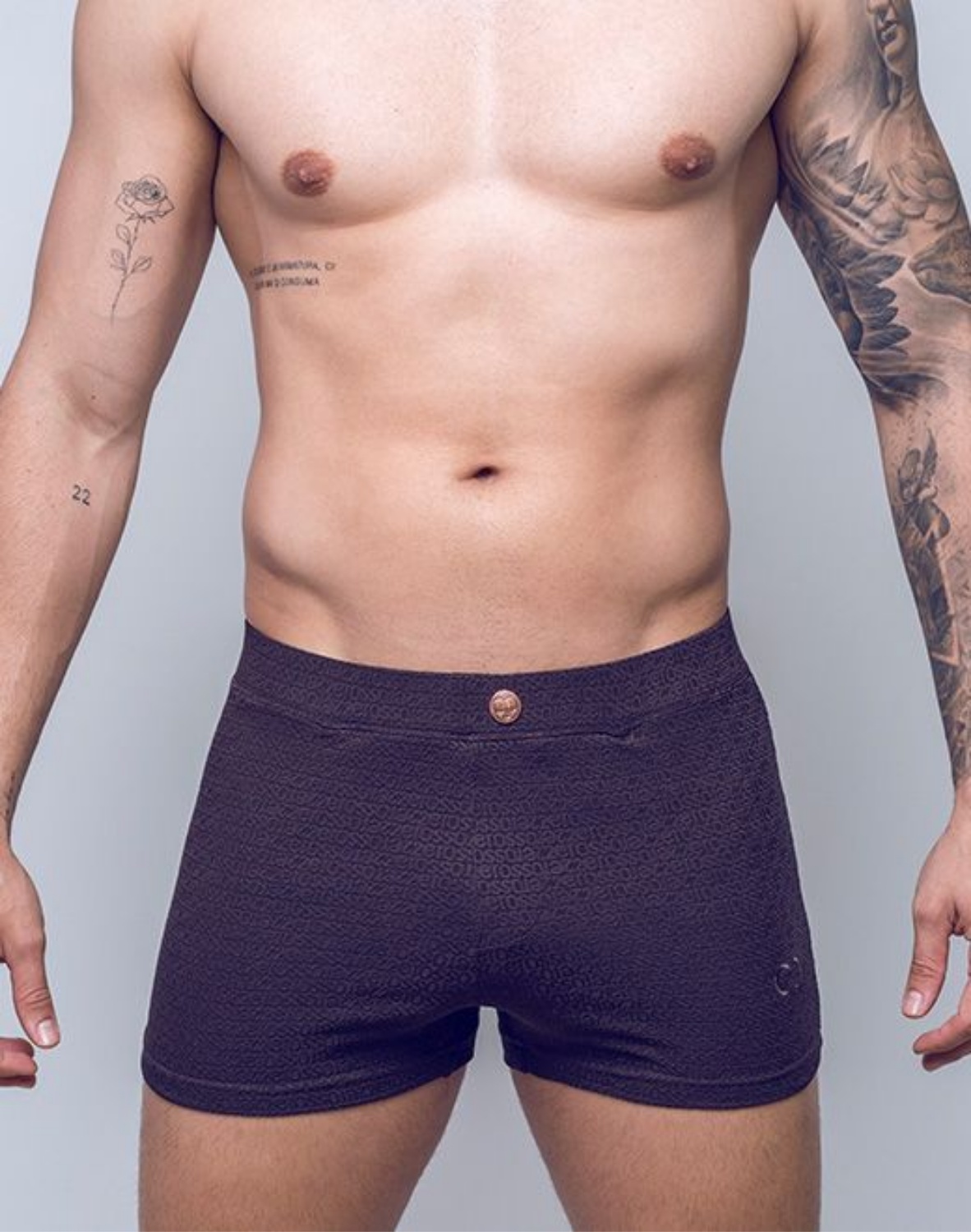 V60 Textured Swim Trunk- Signet Carbon Black-thumbmail-4