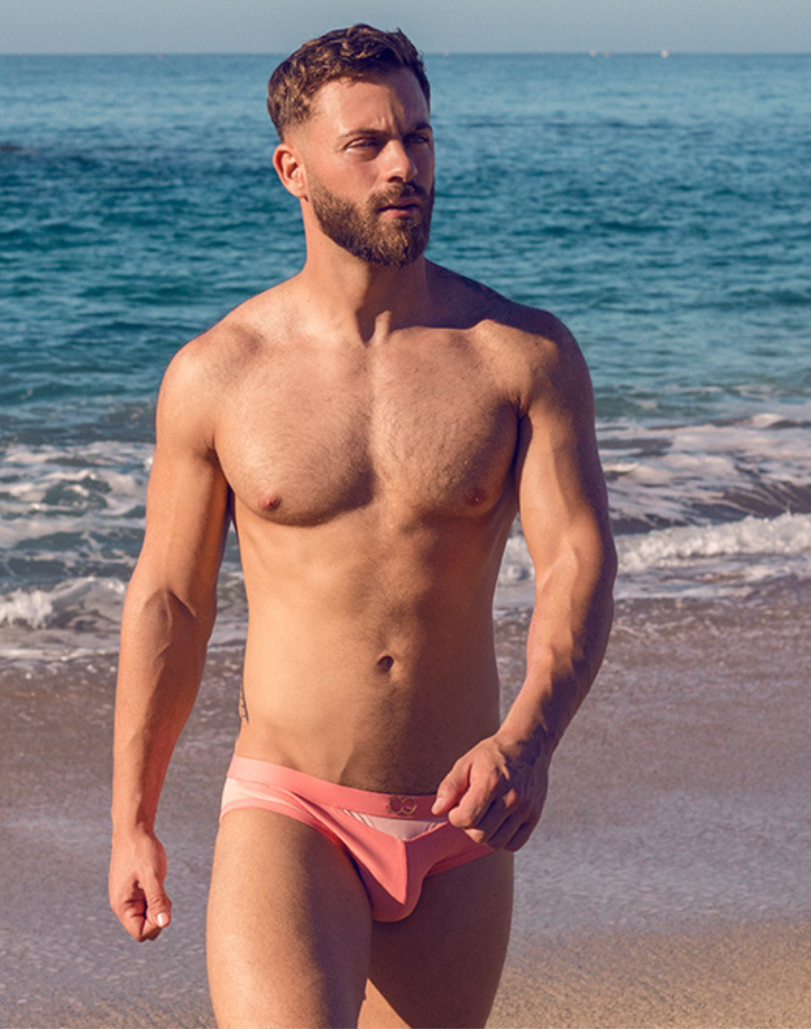 BLK Label No.6 Swim Brief - Coral-thumbmail-6
