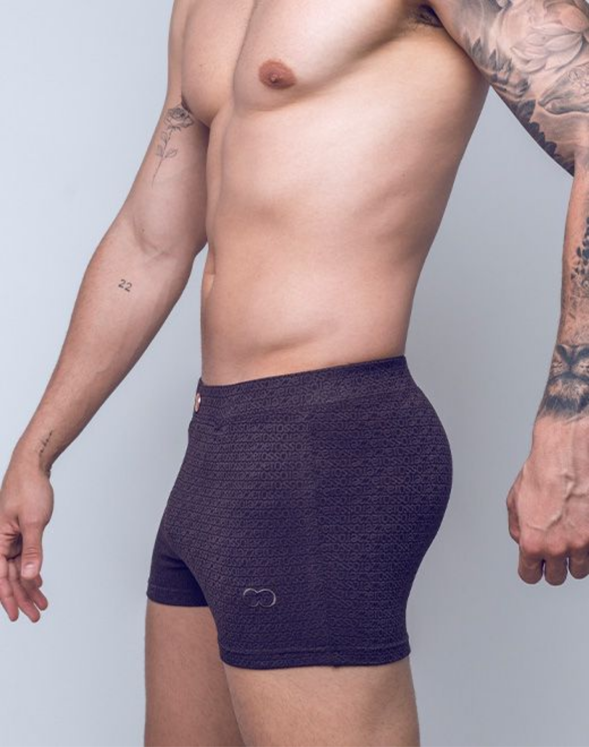 V60 Textured Swim Trunk- Signet Carbon Black-thumbmail-5