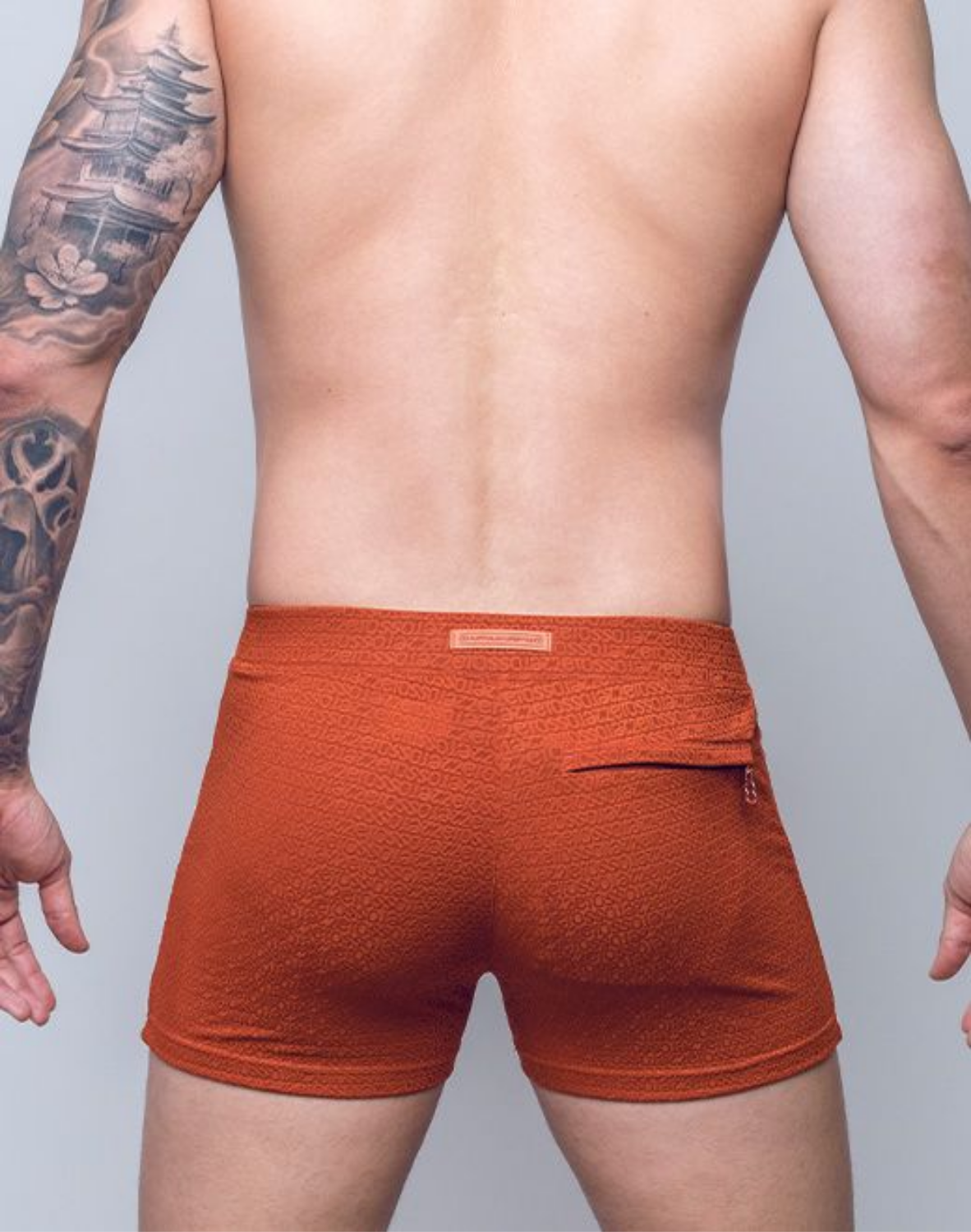 V60 Textured Swim Trunk - Signet Carmine-thumbmail-6