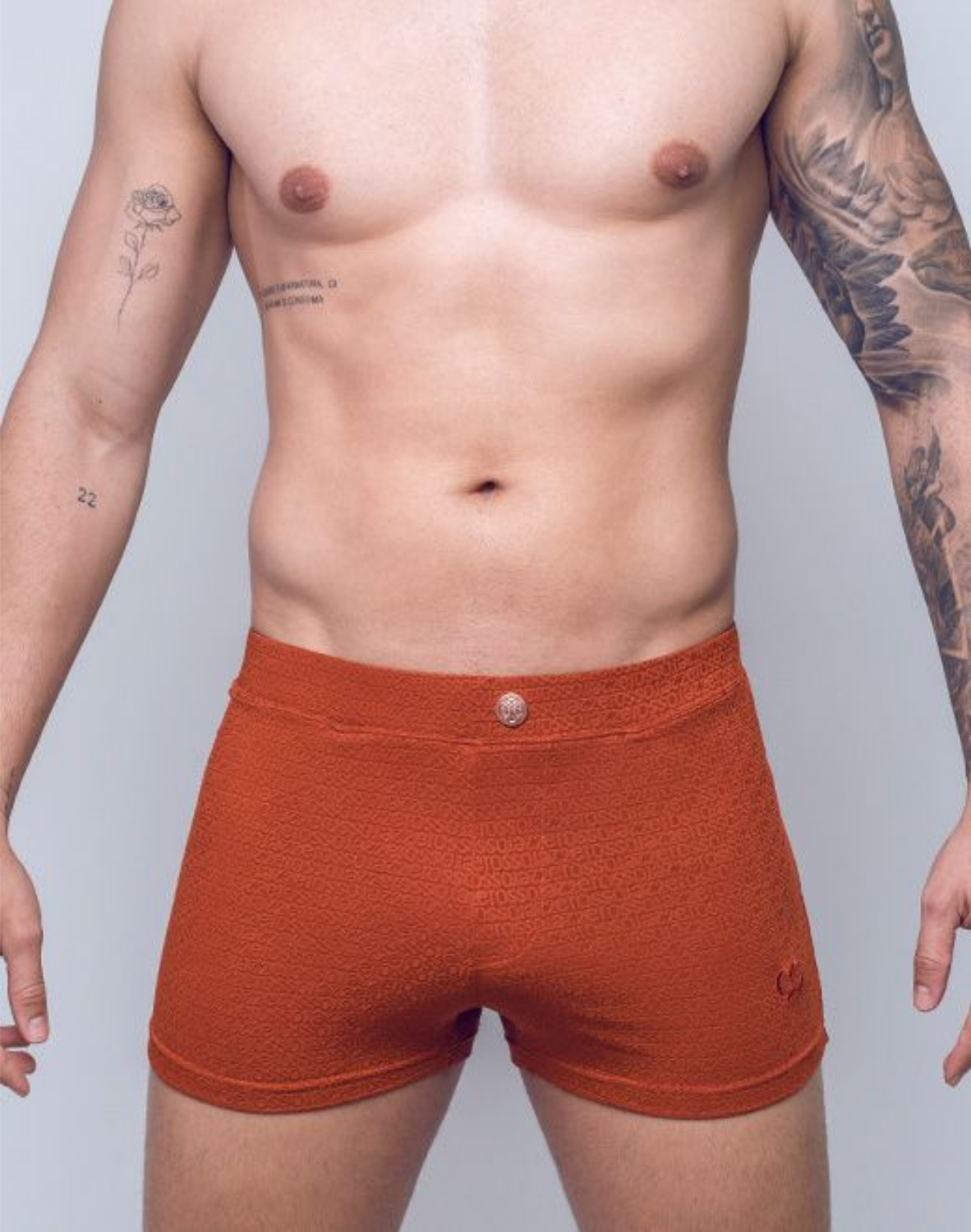 V60 Textured Swim Trunk - Signet Carmine-thumbmail-4