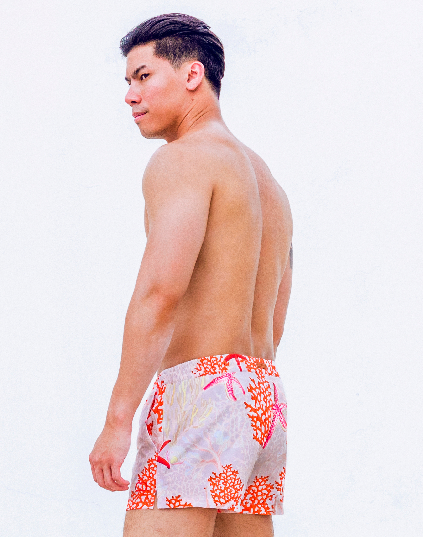 Printed Bronte Shorts - Starscape Beige-thumbmail-13