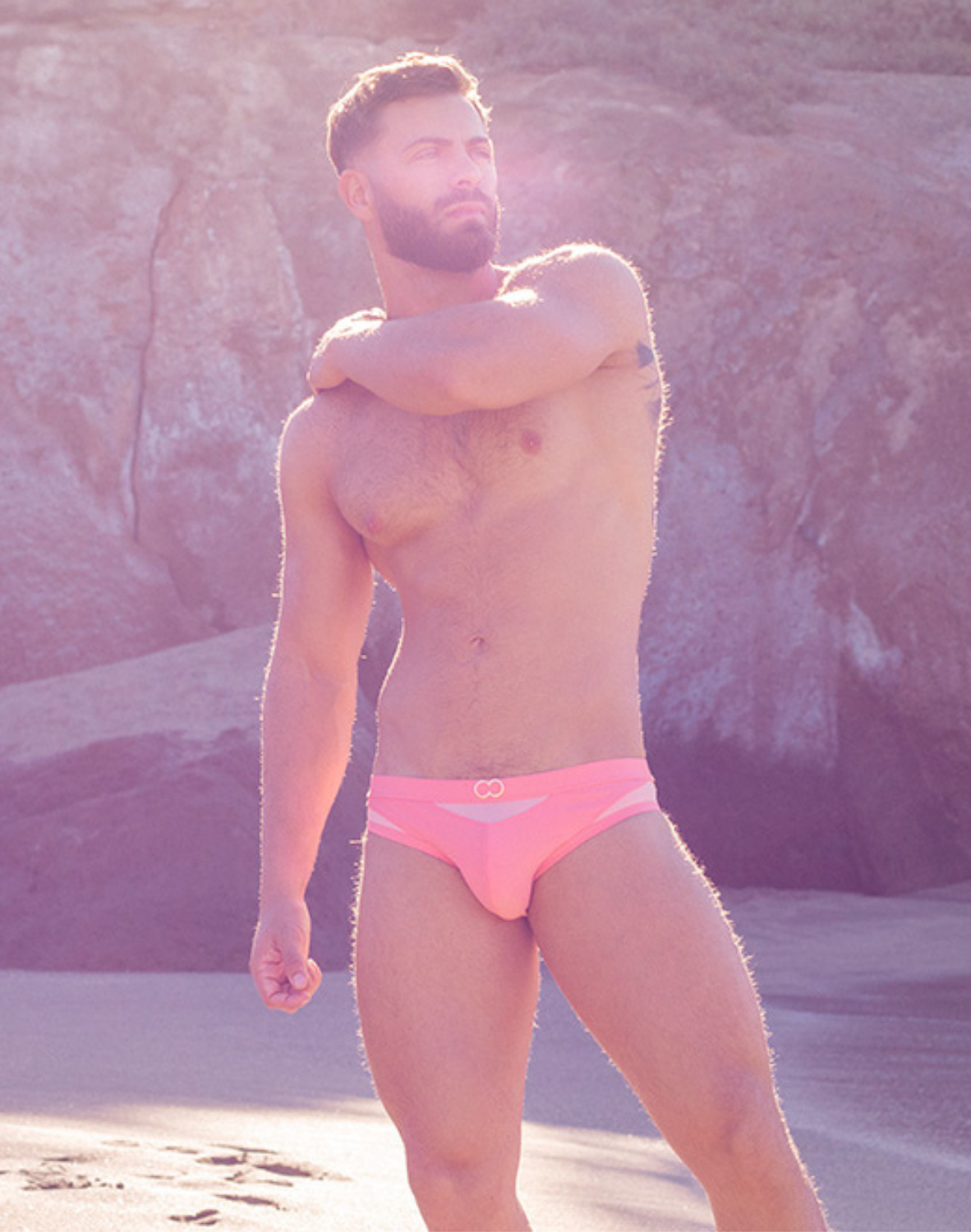 BLK Label No.6 Swim Brief - Coral-thumbmail-7