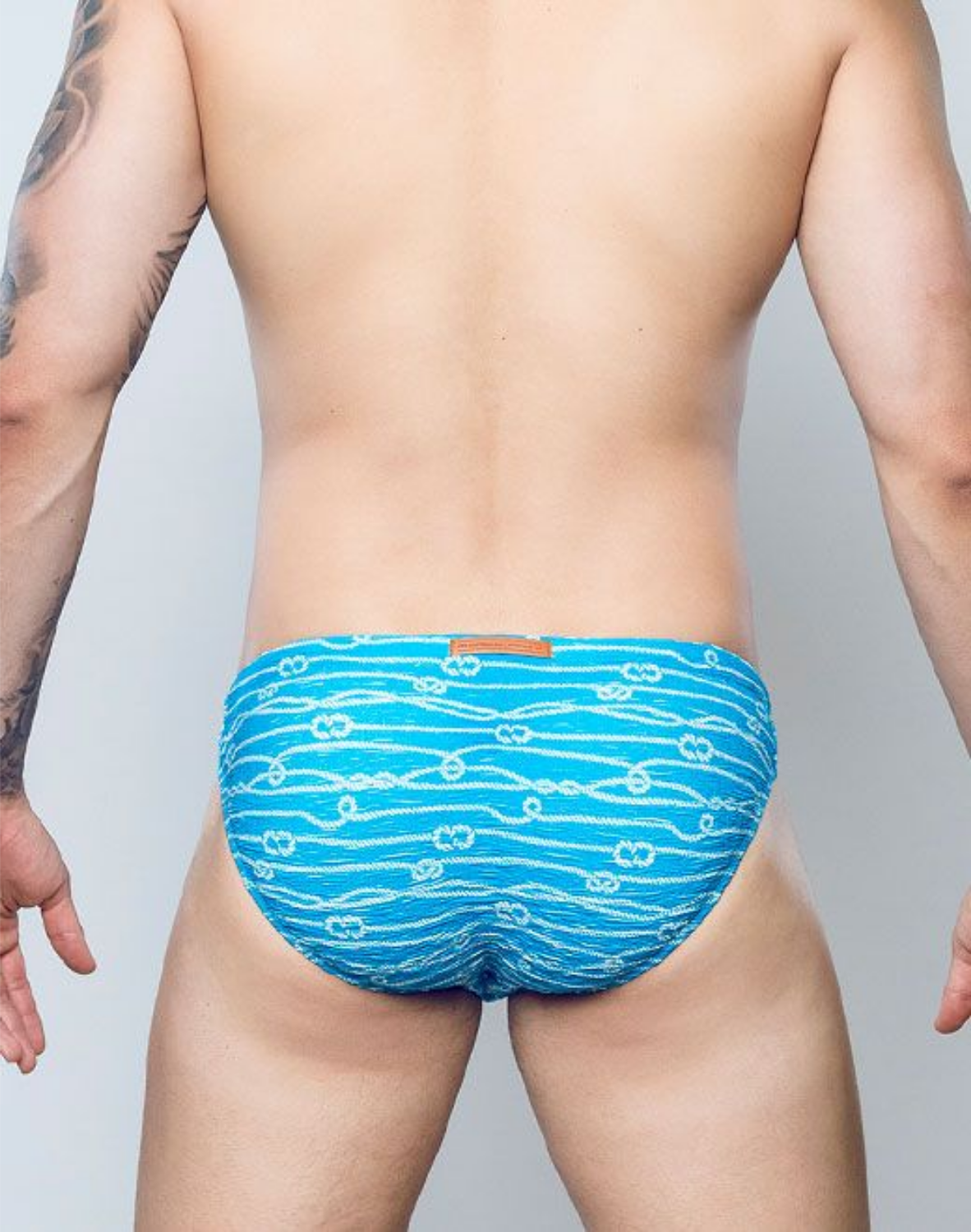 V20 Textured Swim Brief - Manrope Blue