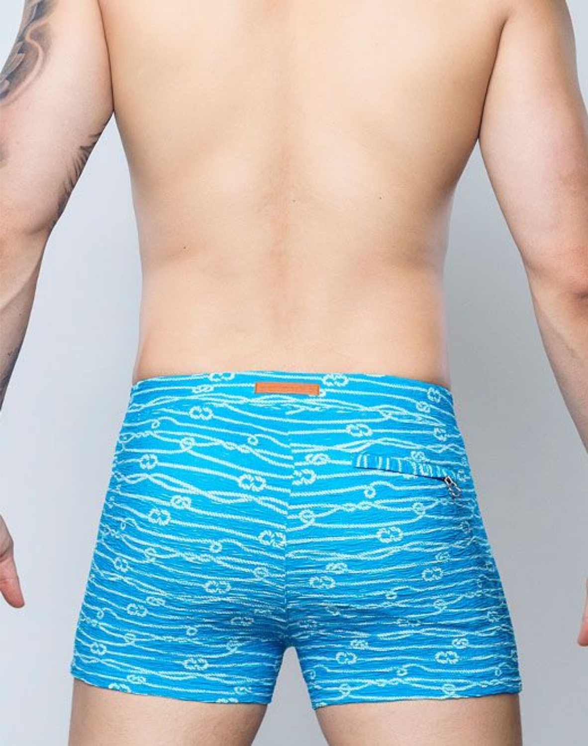 V60 Textured Swim Trunks - Manrope Blue-thumbmail-6