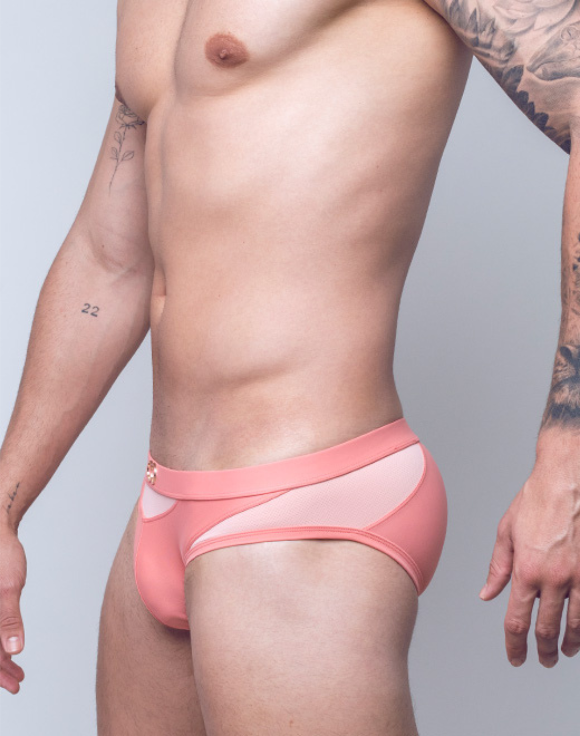 BLK Label No.6 Swim Brief - Coral-thumbmail-4