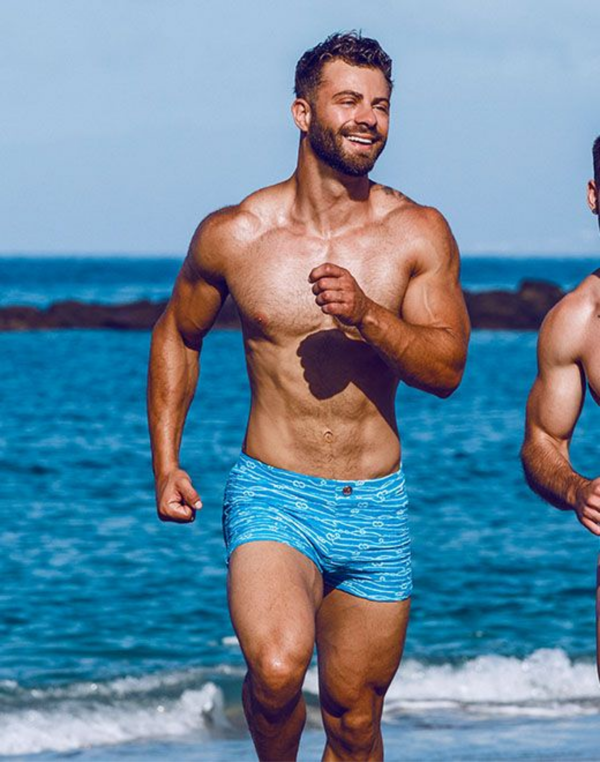 V60 Textured Swim Trunks - Manrope Blue-thumbmail-7