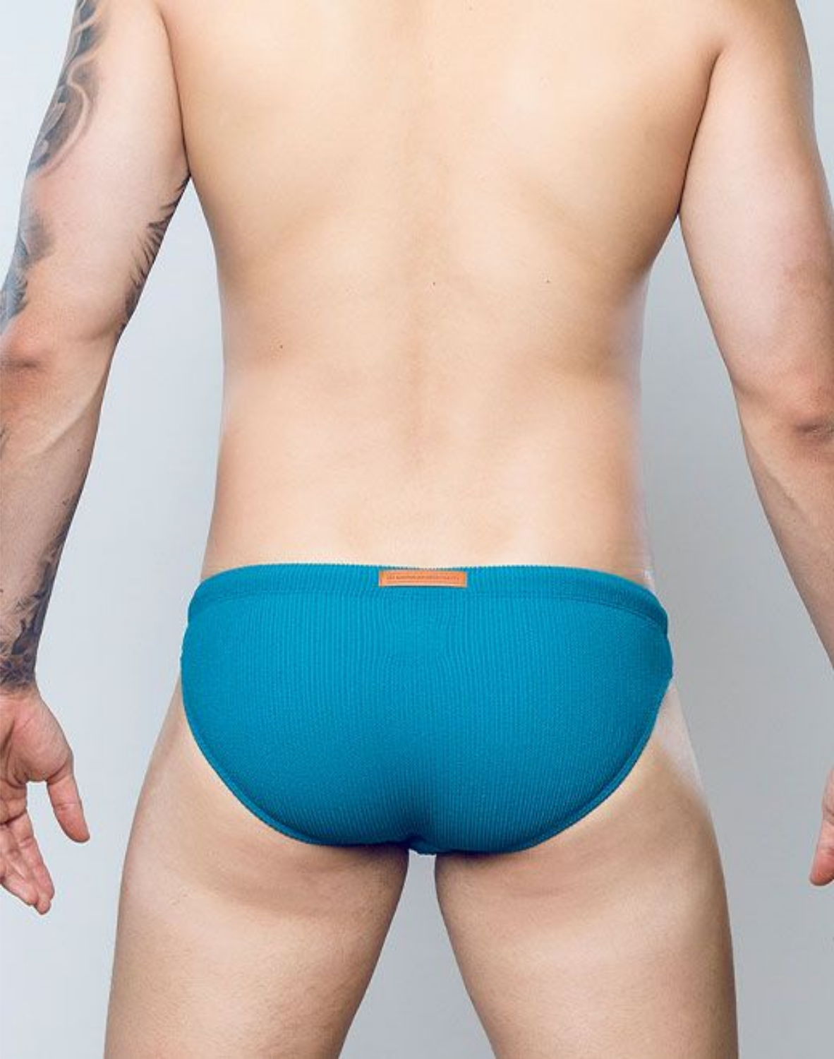 V20 Textured Swim Brief - Railroad Teal-thumbmail-6