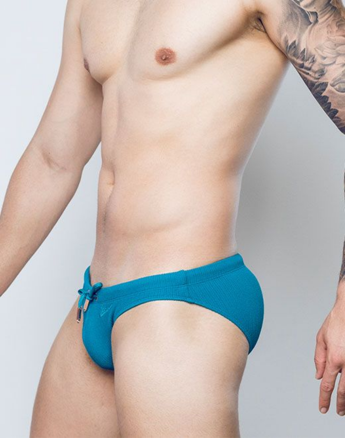 V20 Textured Swim Brief - Railroad Teal-thumbmail-5