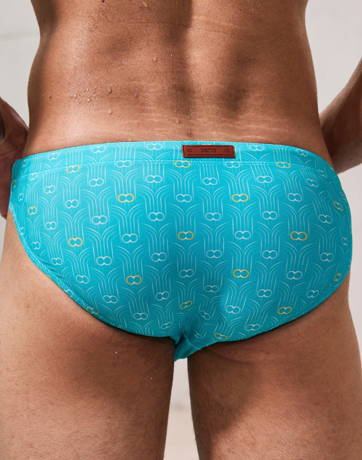V20 Printed Swim Brief - Deco Blue-thumbmail-5