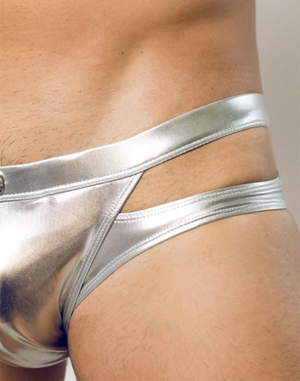 BLK Label No.5 Swim Brief - MetaLux Silver-thumbmail-10