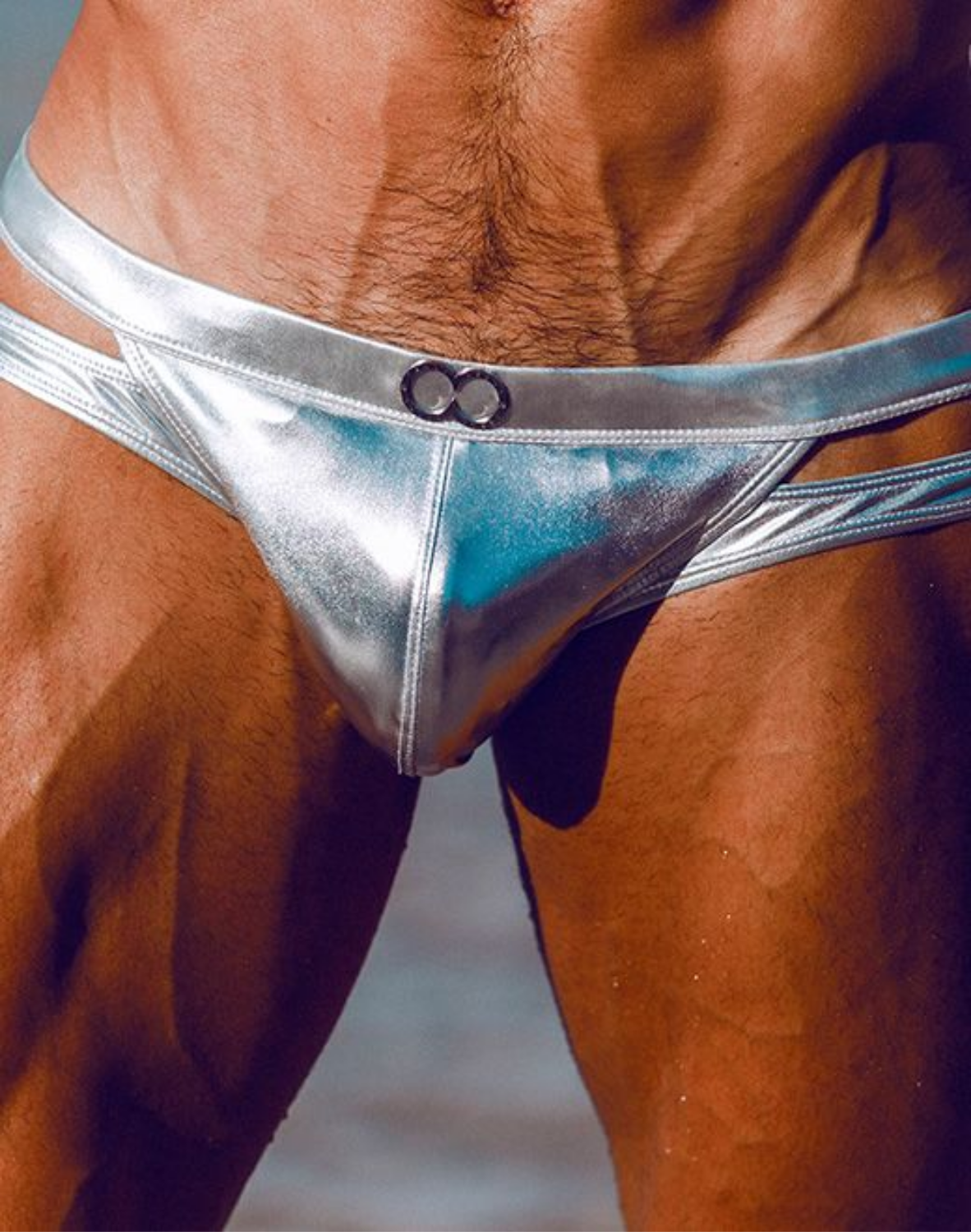 BLK Label No.5 Swim Brief - MetaLux Silver-thumbmail-11