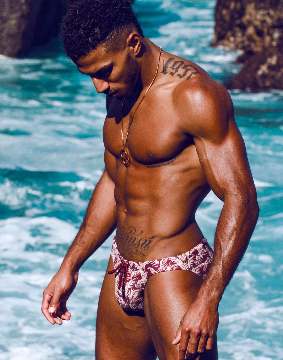 V20 Signature Print Swimwear - Hawaiian Night-thumbmail-10
